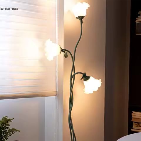 Lampe Industrielle Sur Pied Retro